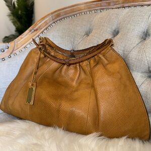 RARE GUCCI PHYTON LEATHER HANDBAG